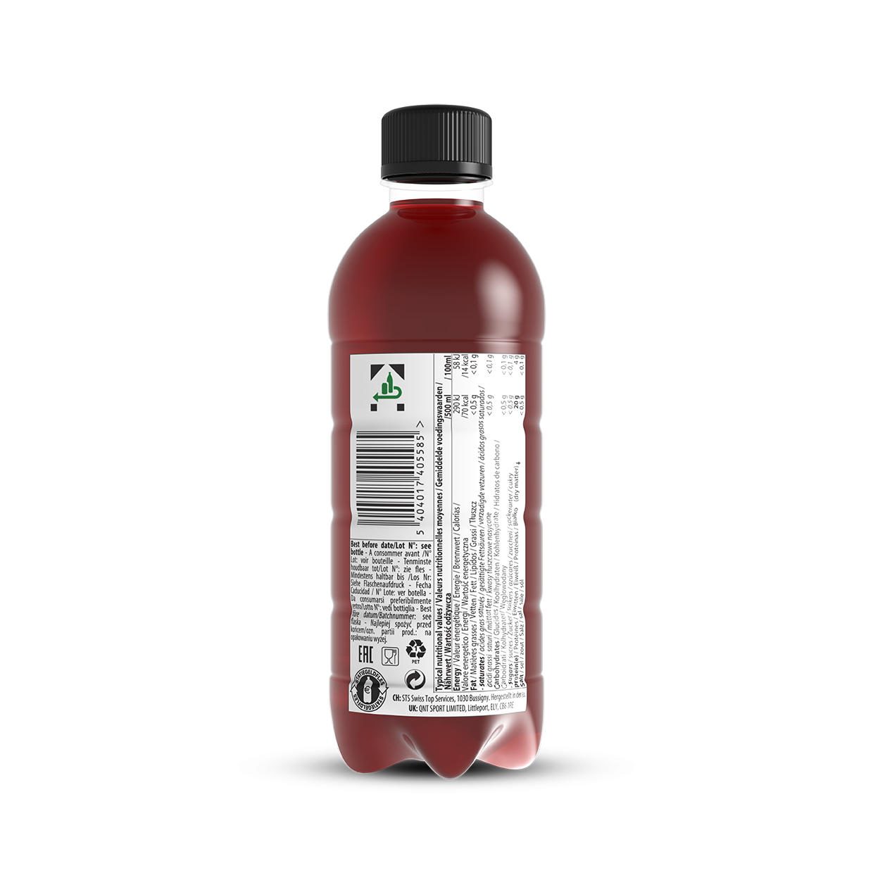 QNT Iso Whey Drink Wild Berries 500ml (70 Θερμίδες, 20 Γραμμάρια Καθαρή Πρωτεΐνη)